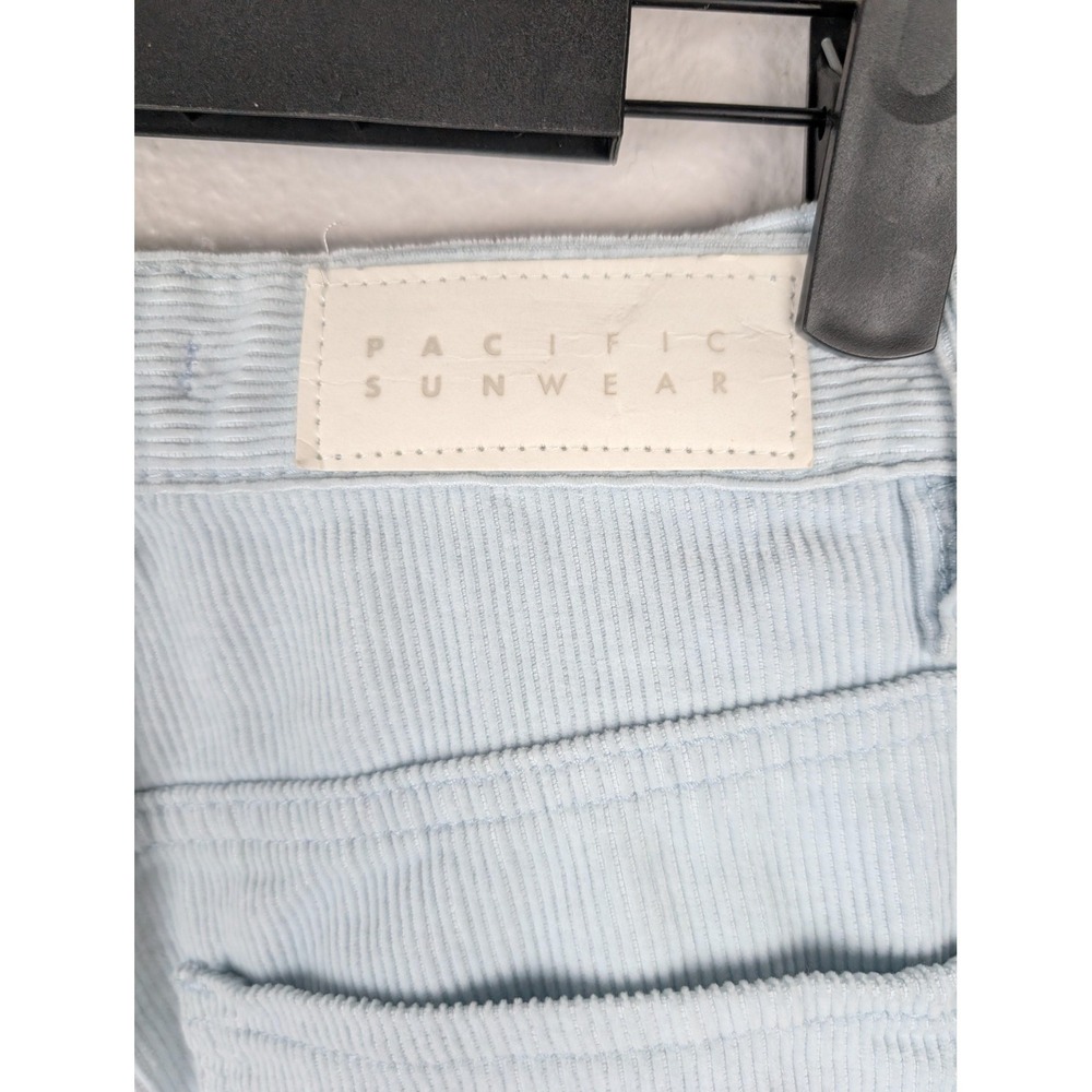 Pacsun High Rise Bootcut Jeans Womens 26 Light Blue Corduroy Pants 100% Cotton - Picture 7 of 13